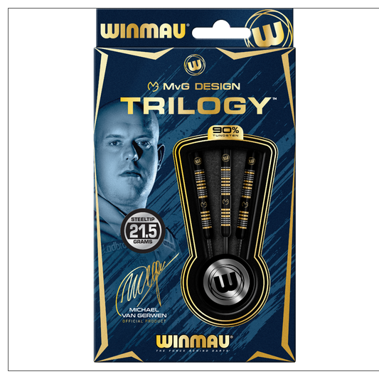 Winmau MvG Trilogy 90% Tungsten Alloy Steeltip darts