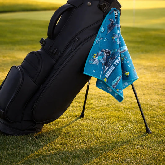 Birdie Train Magnetic Golf Towel