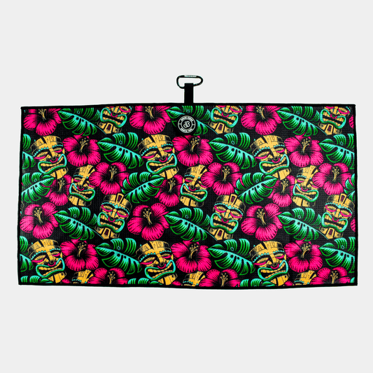 Tiki Tap-in Magnetic Golf Towel