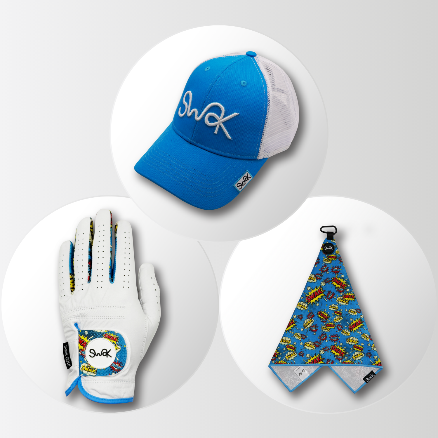 Cartoon-Inspired Hat, Glove & Towel Gift Bundle