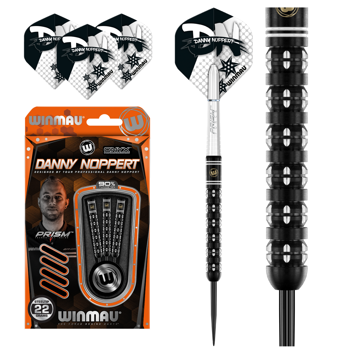 Winmau Danny Noppert Freeze Edition 90% Tungsten Steeltip darts