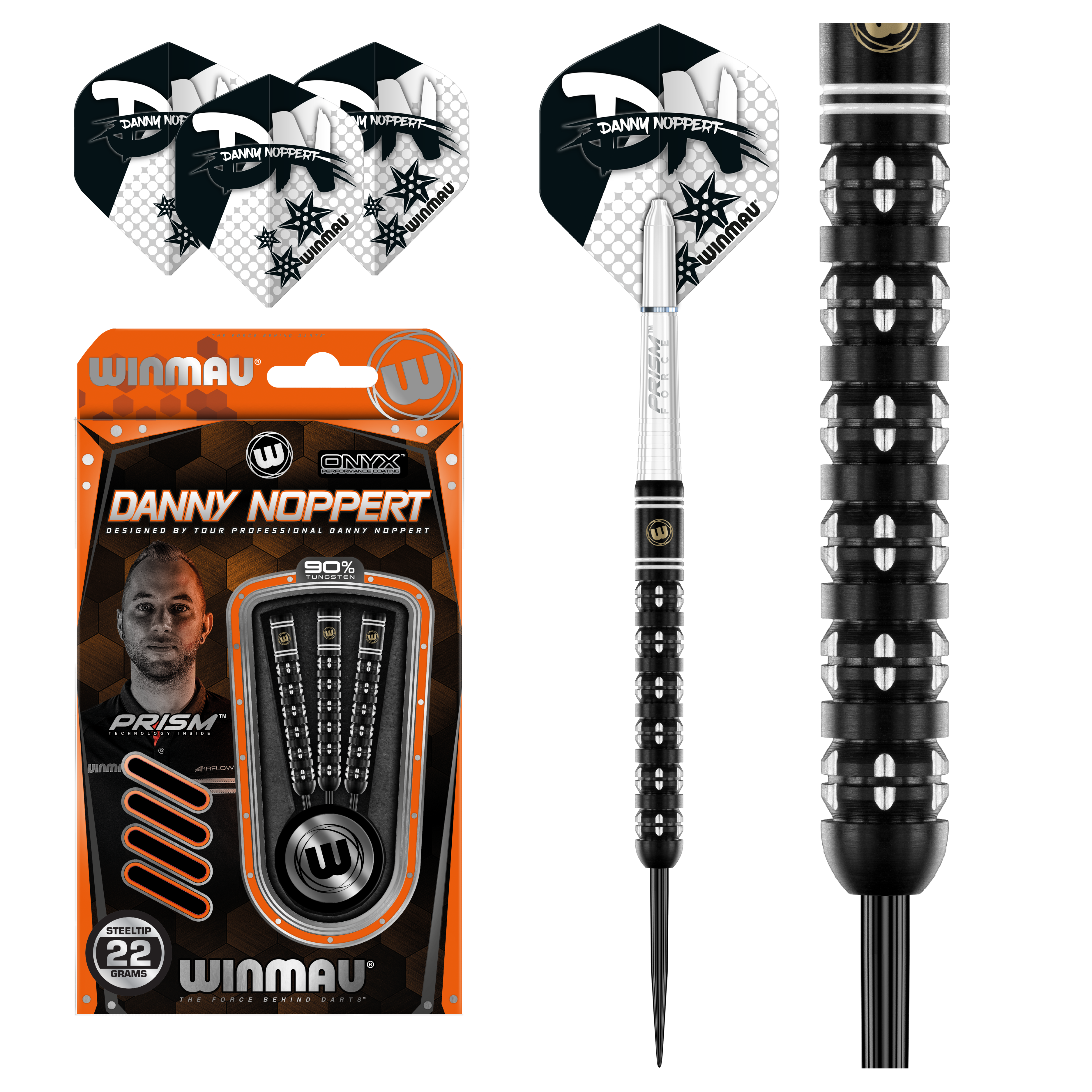 Winmau Danny Noppert Freeze Edition 90% Tungsten Steeltip darts