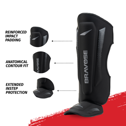 Bravose MMA Shin Guards