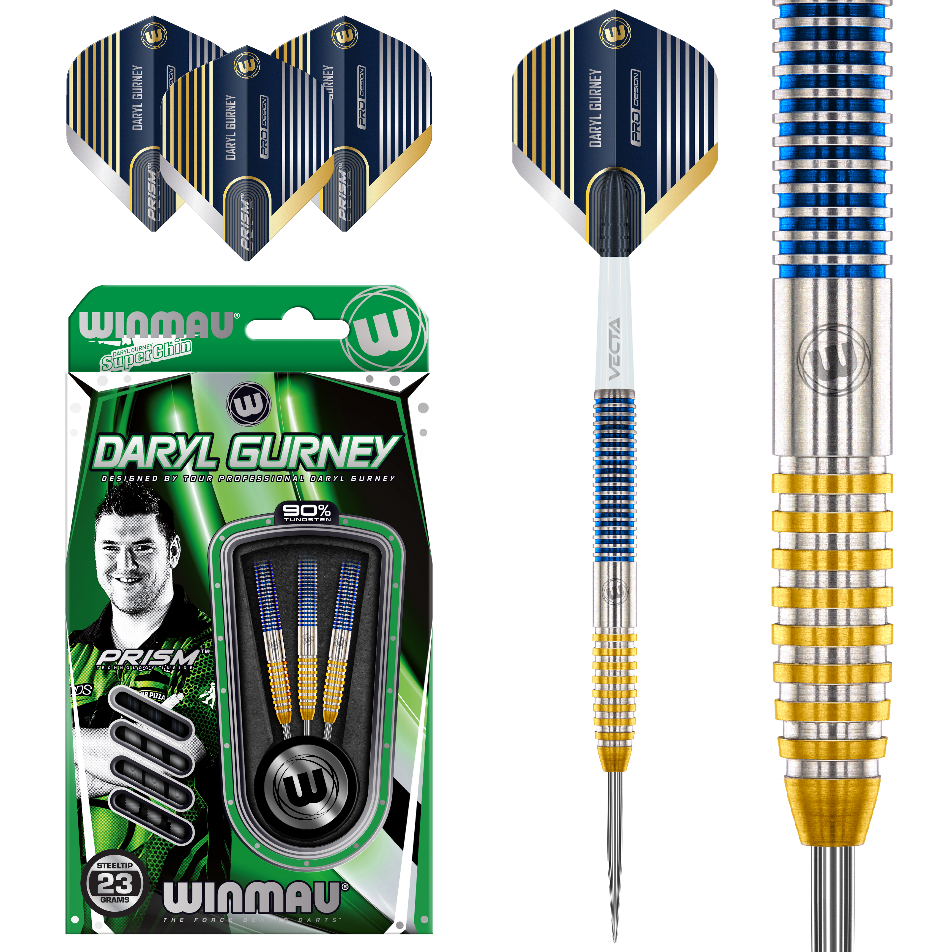WINMAU Daryl Gurney SC 1.0 Series 90% Darts