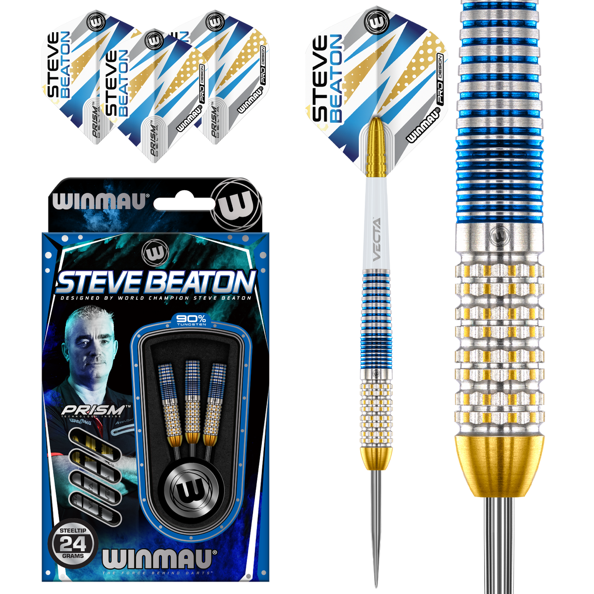 WINMAU Steve Beaton Legend Edition 90% Darts