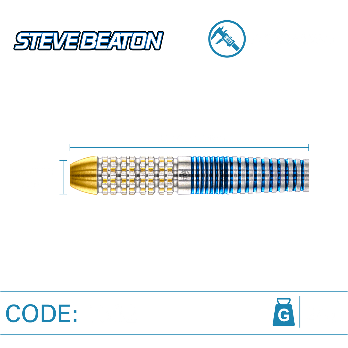 WINMAU Steve Beaton Legend Edition 90% Darts