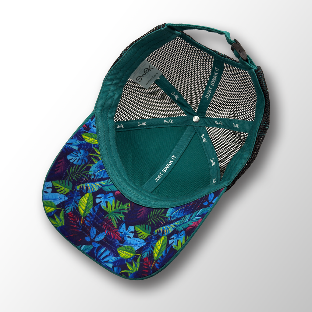 SWAK Green Leaves Cotton Baseball Cap – Lightweight, Breathable Hat