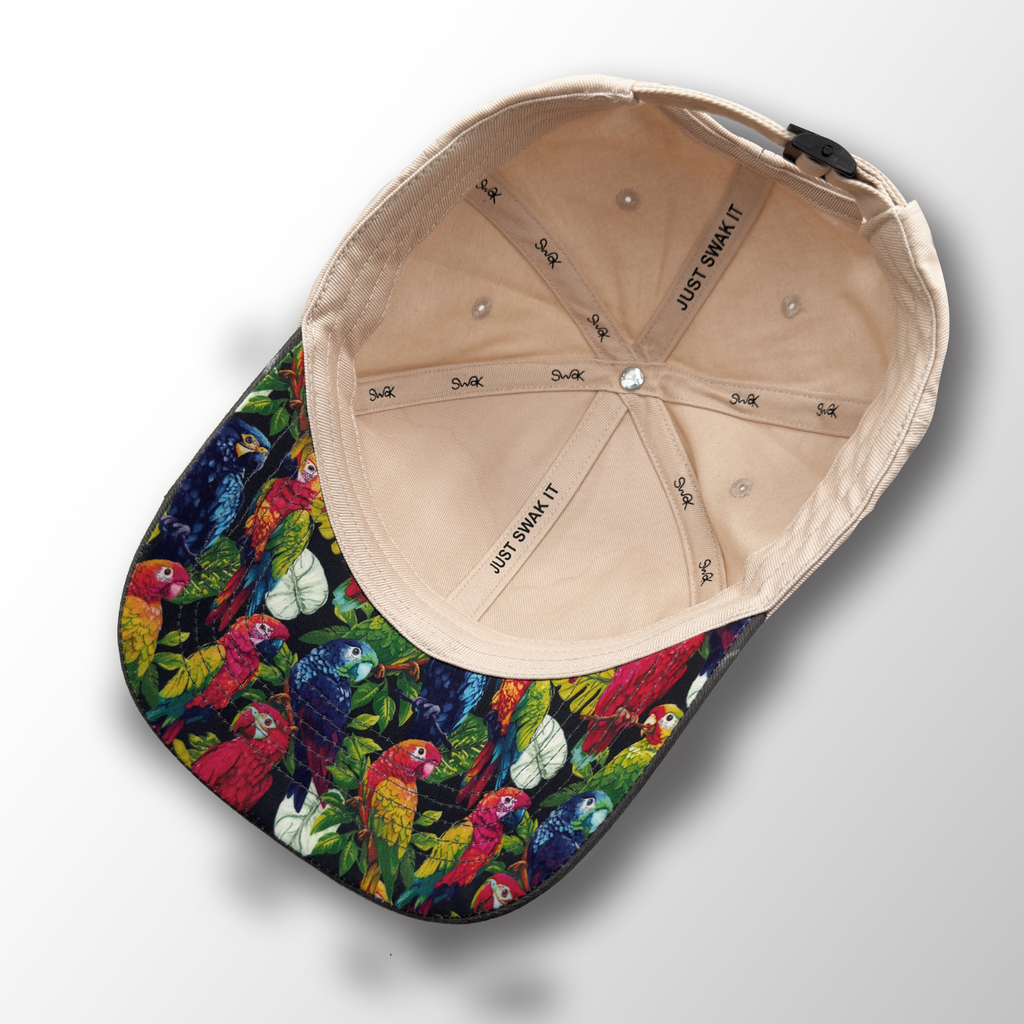 SWAK Parrots Hat – Cotton Tropical Baseball Cap