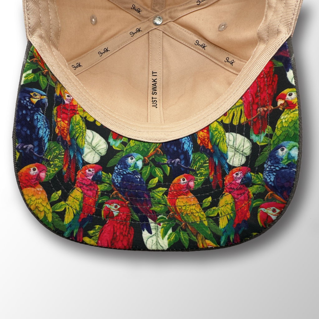 SWAK Parrots Hat – Cotton Tropical Baseball Cap