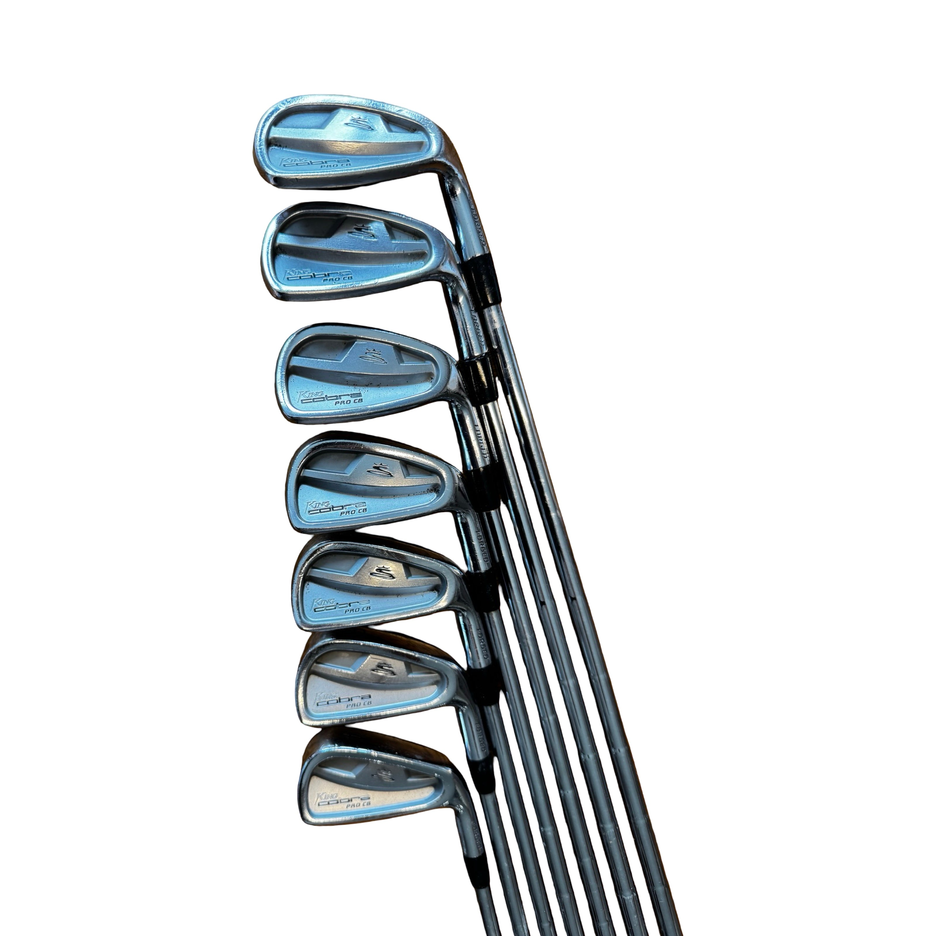 Cobra Pro CB Iron Set 4-PW Stiff Flex Free Next Day Delivery & Golf Tees Included