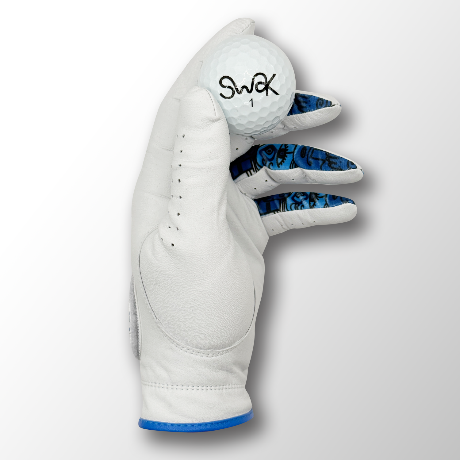 Cabretta Leather Golf Glove Abstract Art for Men & Women