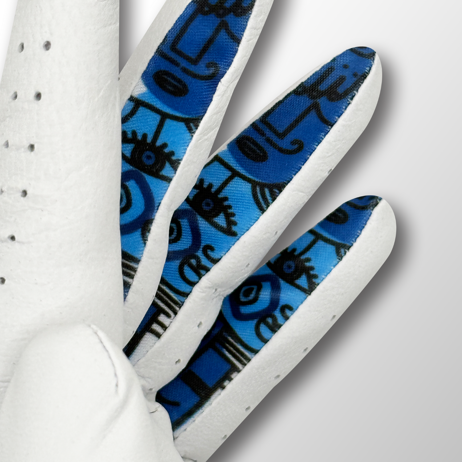 Cabretta Leather Golf Glove Abstract Art for Men & Women