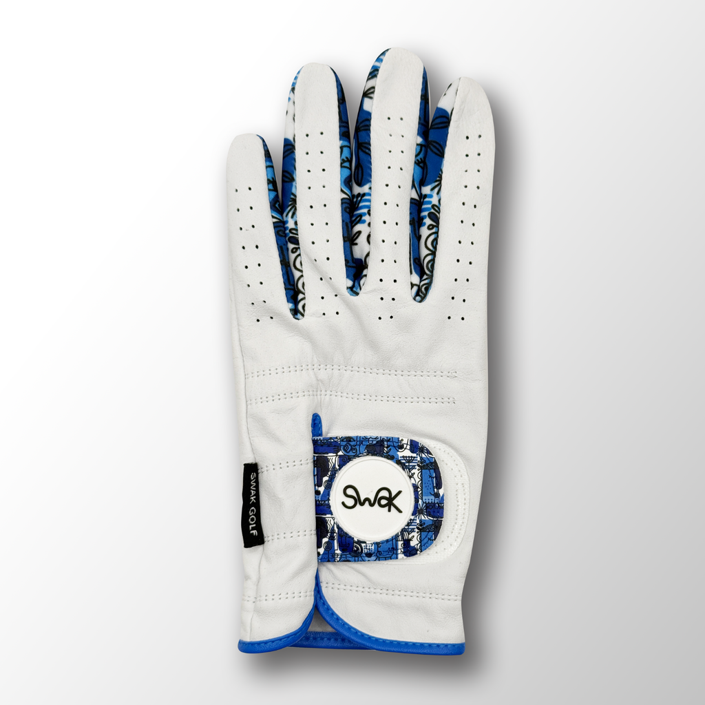 Cabretta Leather Golf Glove Abstract Art for Men & Women