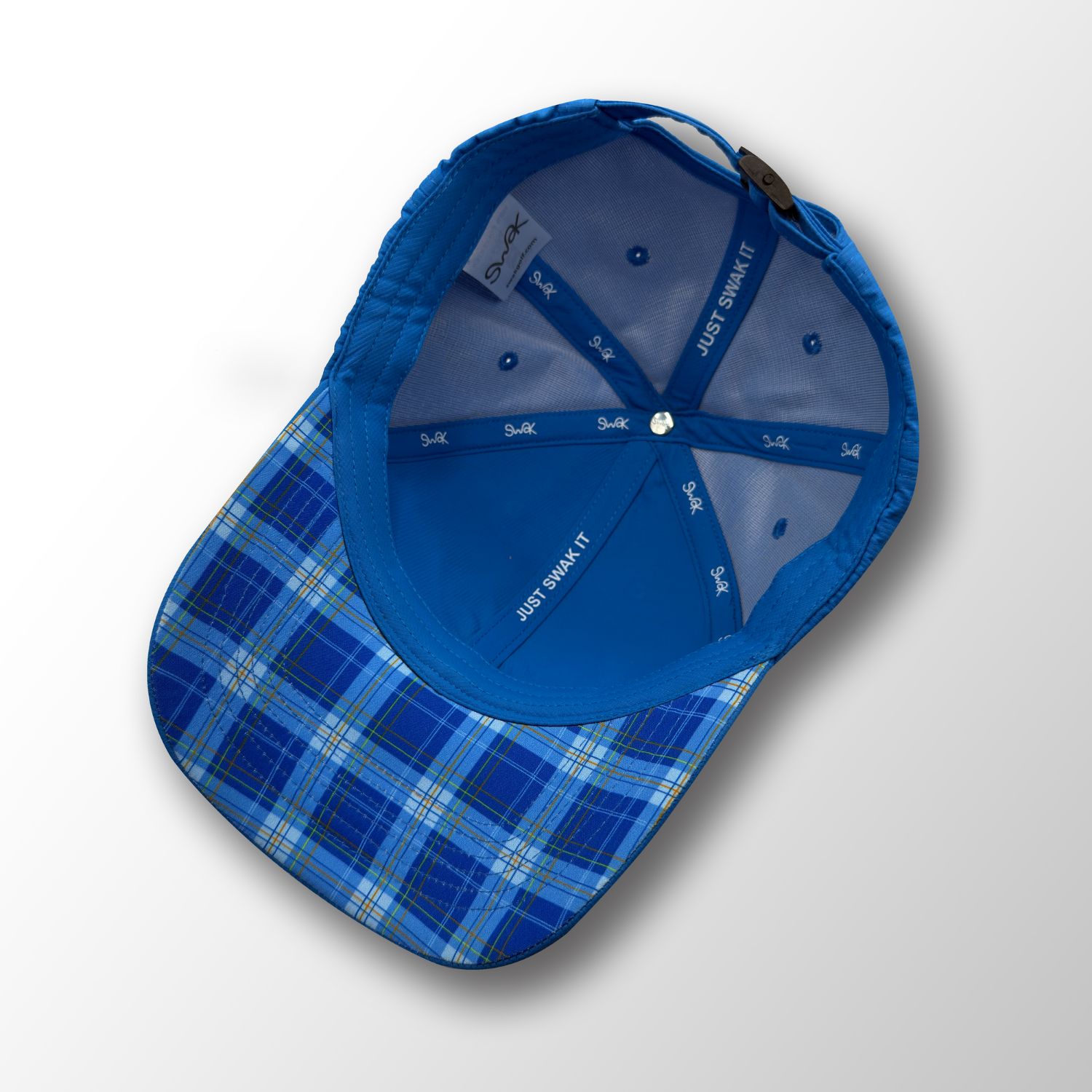 SWAK Cotton Tartan Golf Hat – Lightweight Breathable Cap