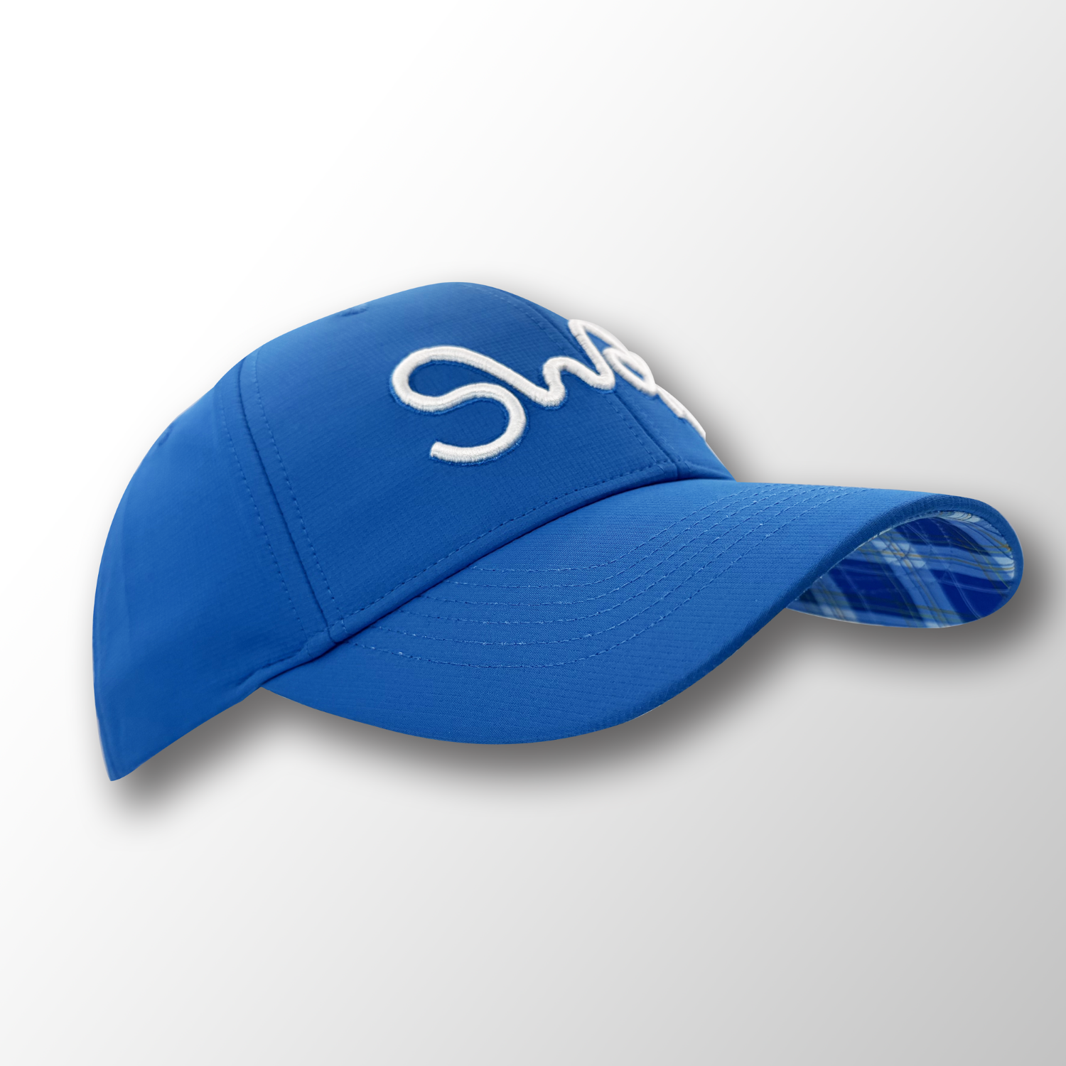 SWAK Cotton Tartan Golf Hat – Lightweight Breathable Cap