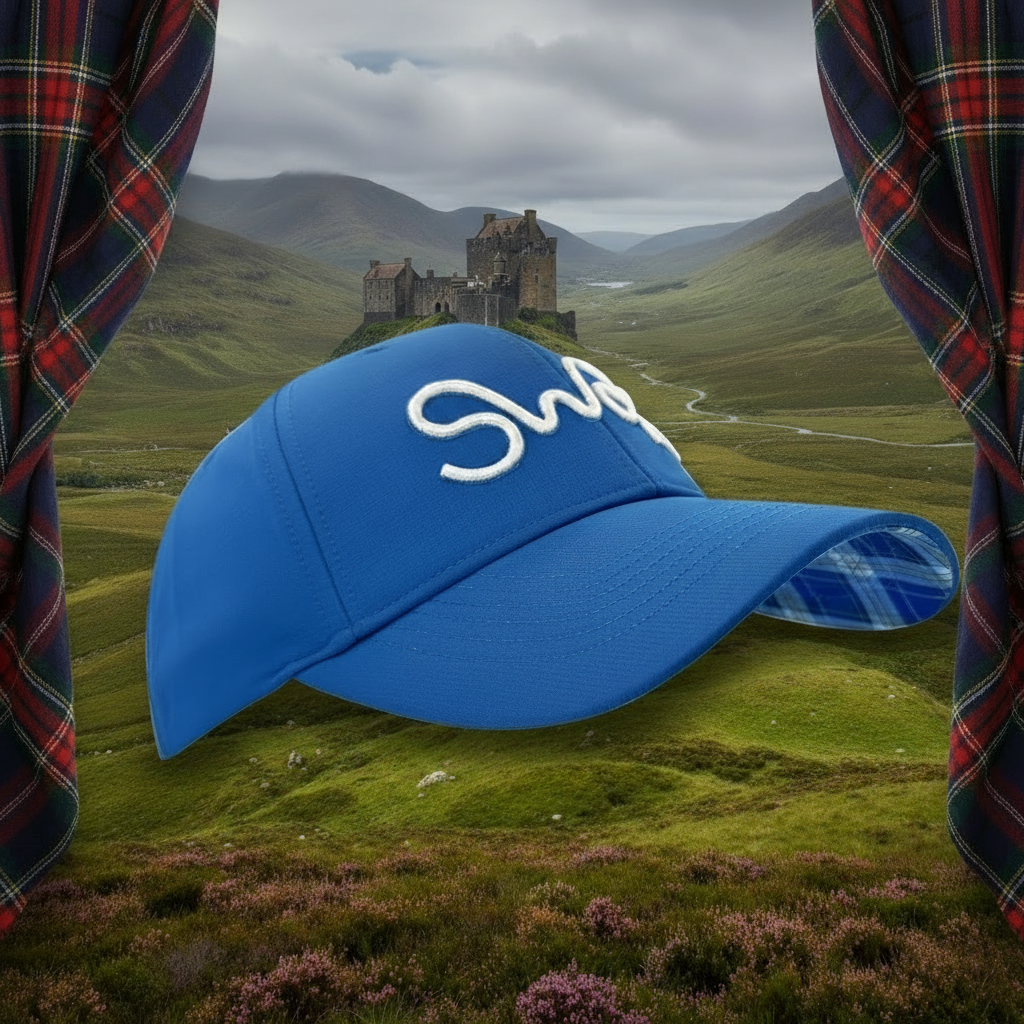 SWAK Cotton Tartan Golf Hat – Lightweight Breathable Cap