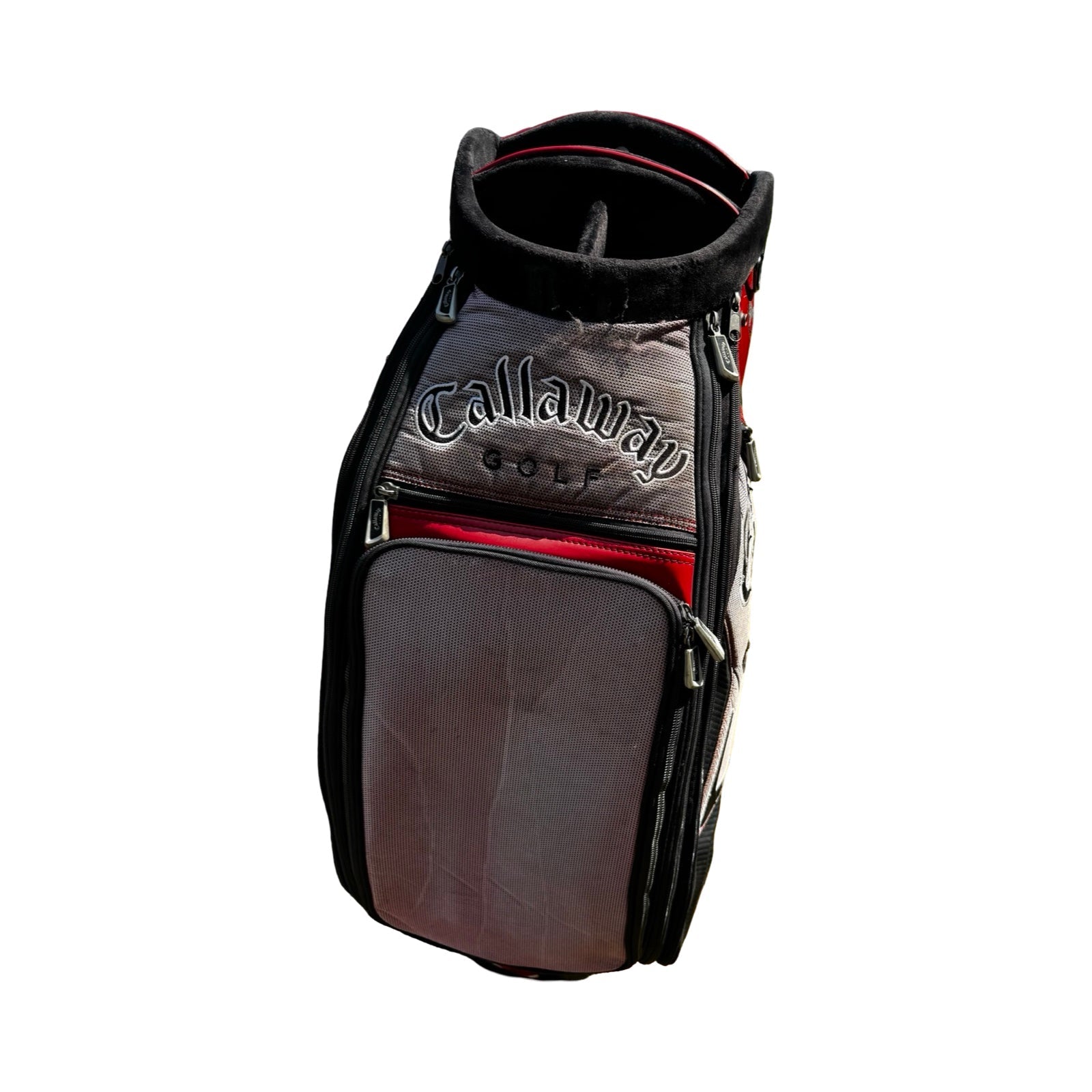 Callaway Big Bertha Diablo Tour Cart Staff Golf Bag in red, black and grey Free Delivery