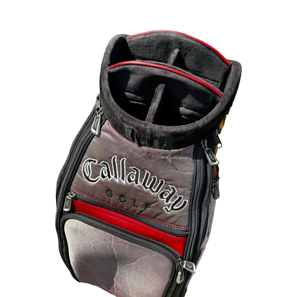 Callaway Big Bertha Diablo Tour Cart Staff Golf Bag in red, black and grey Free Delivery