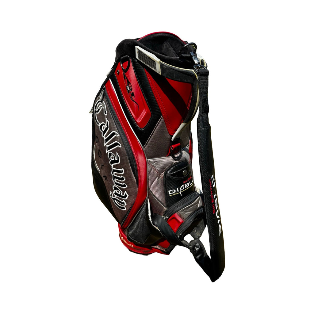 Callaway Big Bertha Diablo Tour Cart Staff Golf Bag in red, black and grey Free Delivery
