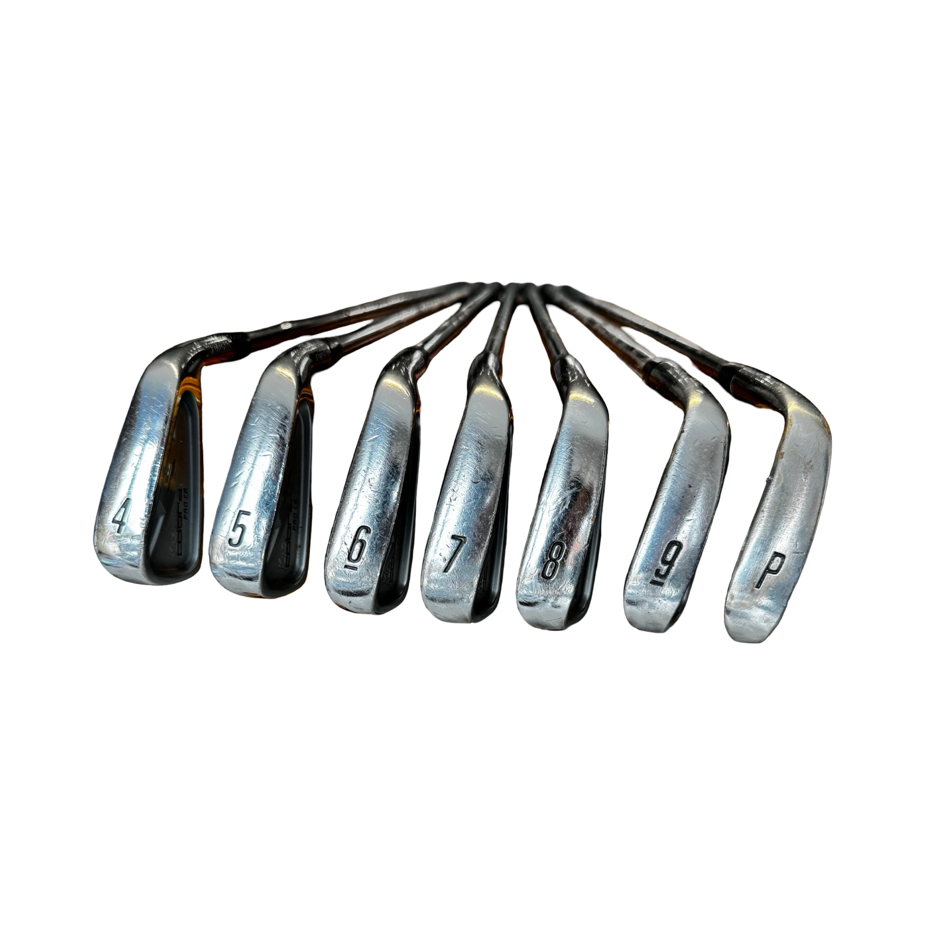 Cobra Pro CB Iron Set 4-PW Stiff Flex Free Next Day Delivery & Golf Tees Included