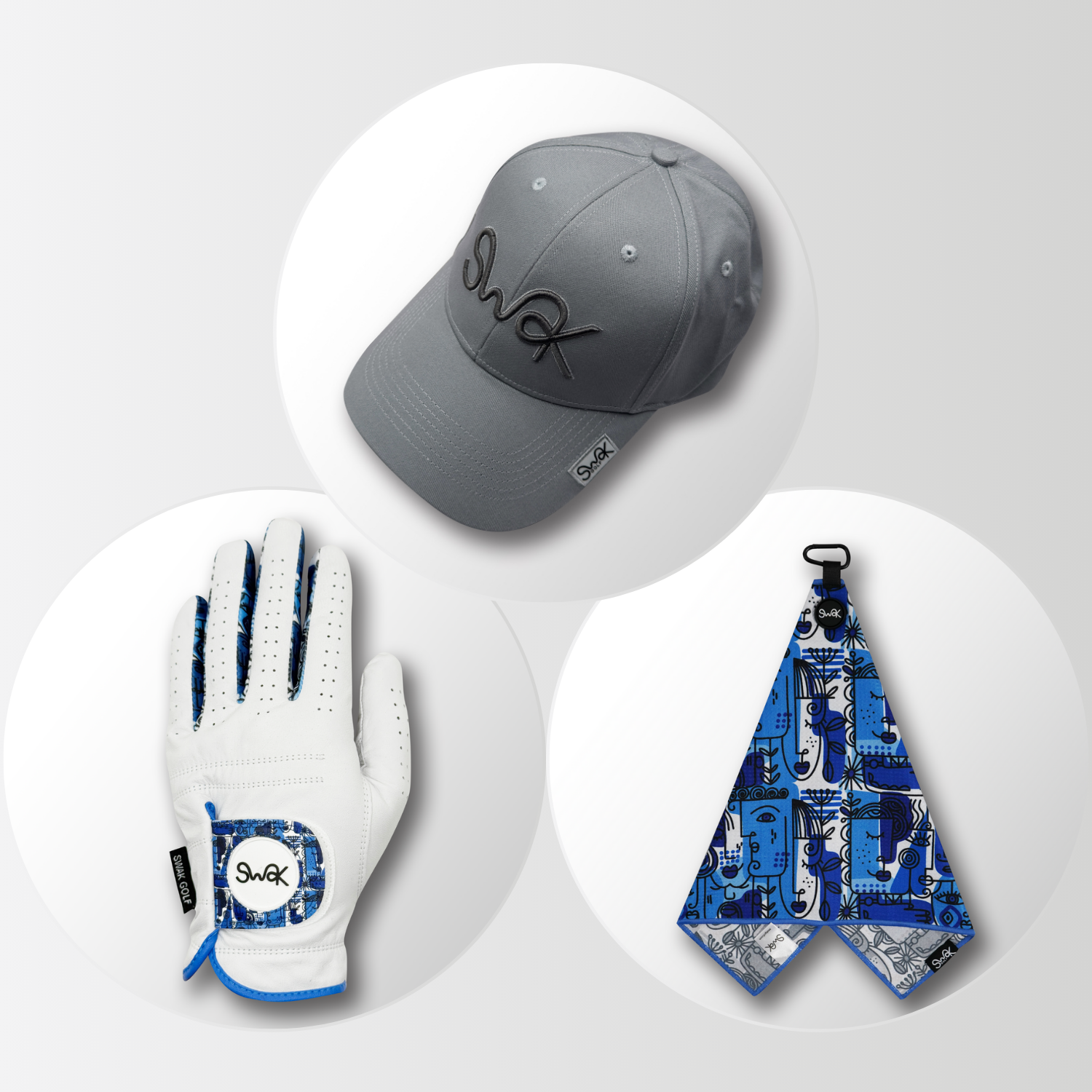 Picasso-Style Art Gift Set: Hat, Gloves & Towel Bundle