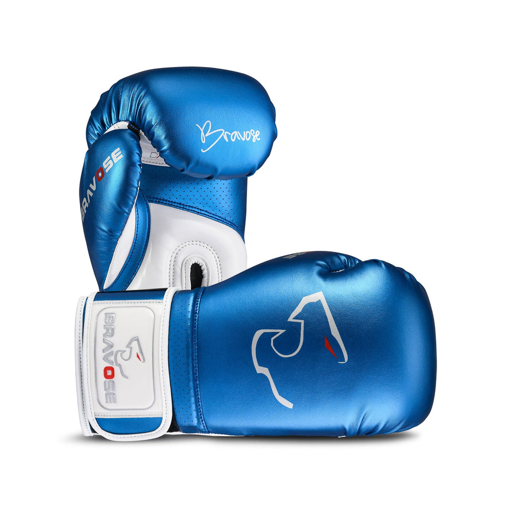 Alpha Boxing Gloves - Metallic Blue