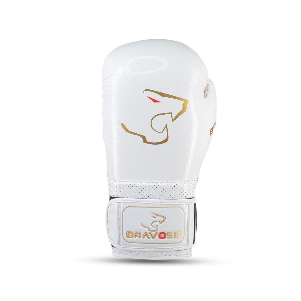 Alpha Boxing Gloves - White & Red