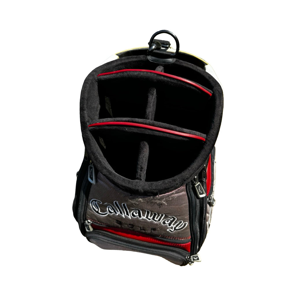 Callaway Big Bertha Diablo Tour Cart Staff Golf Bag in red, black and grey Free Delivery