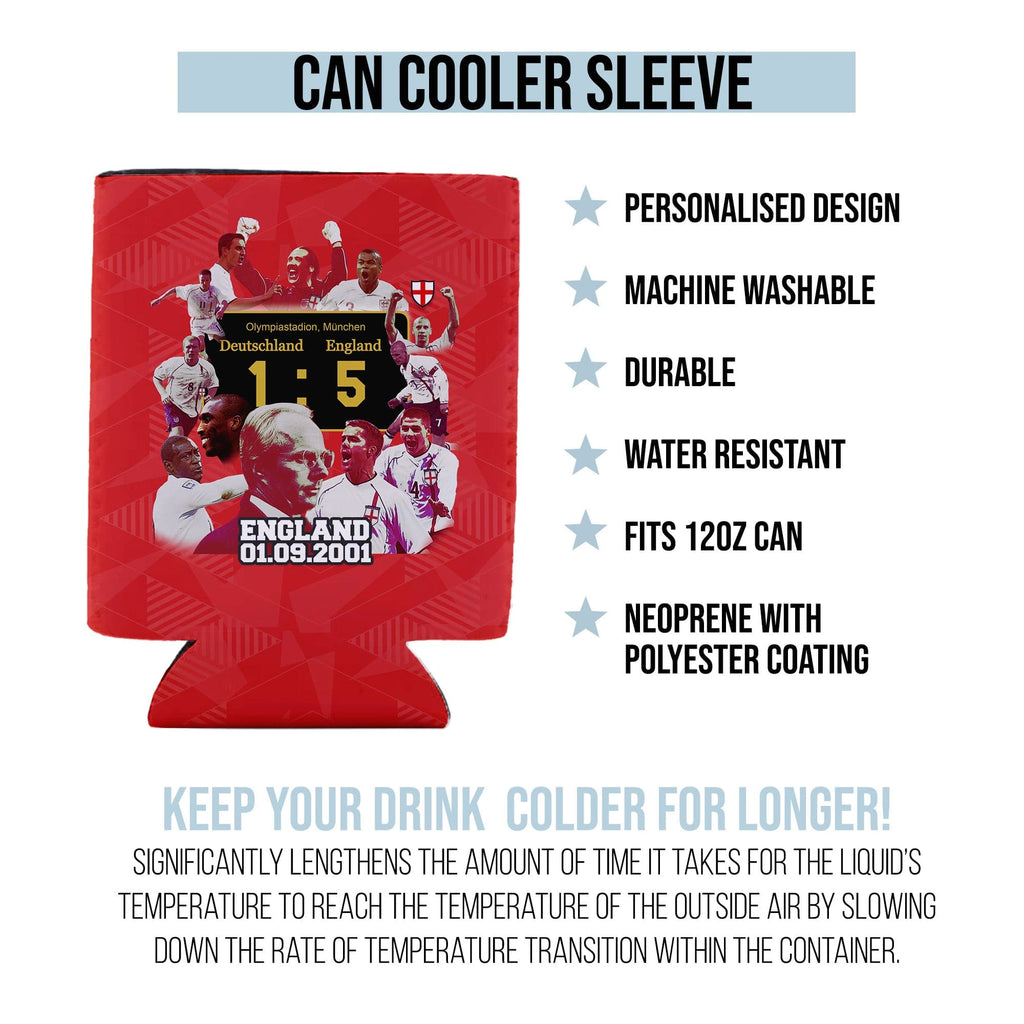 Football Art England 2001 - Drink Can Cooler