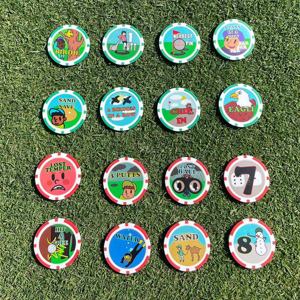 Chip n Win - The On Course Golf Poker Chips Game