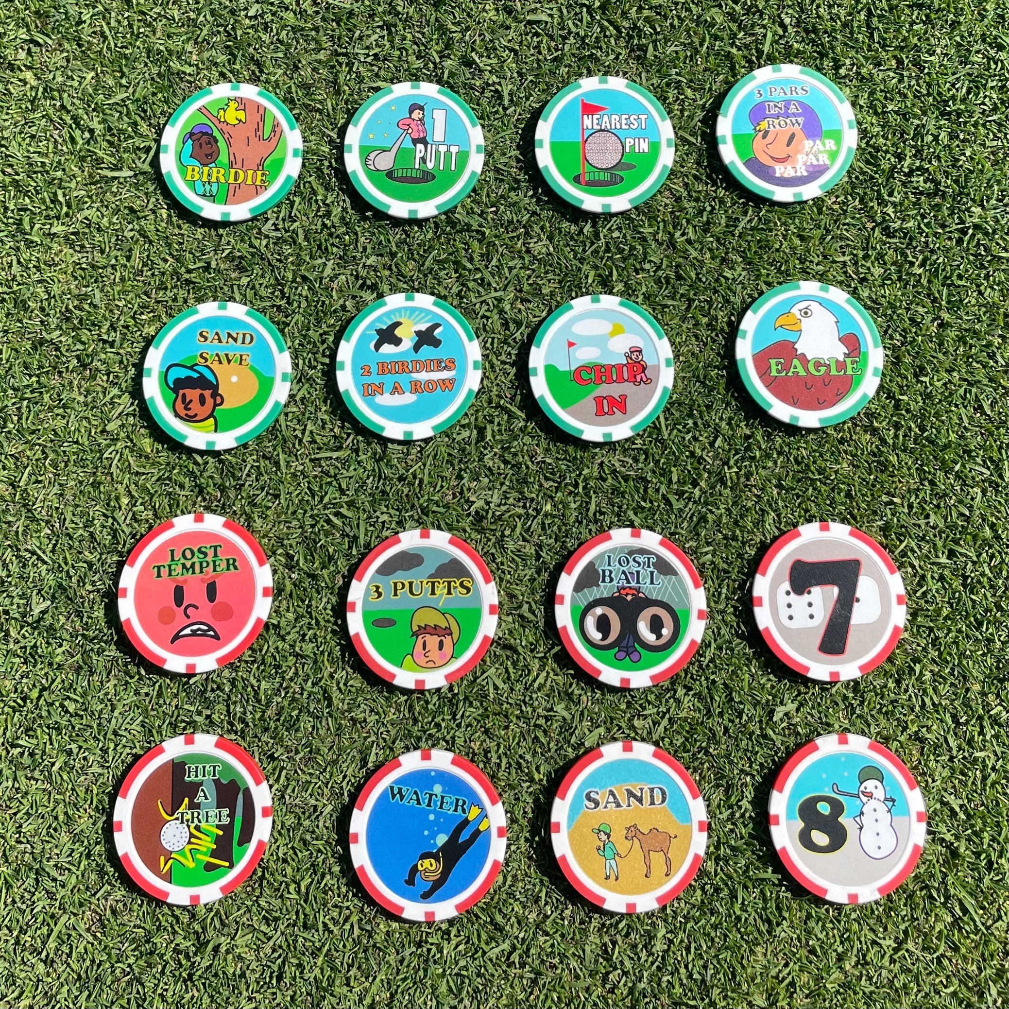Chip n Win - The On Course Golf Poker Chips Game
