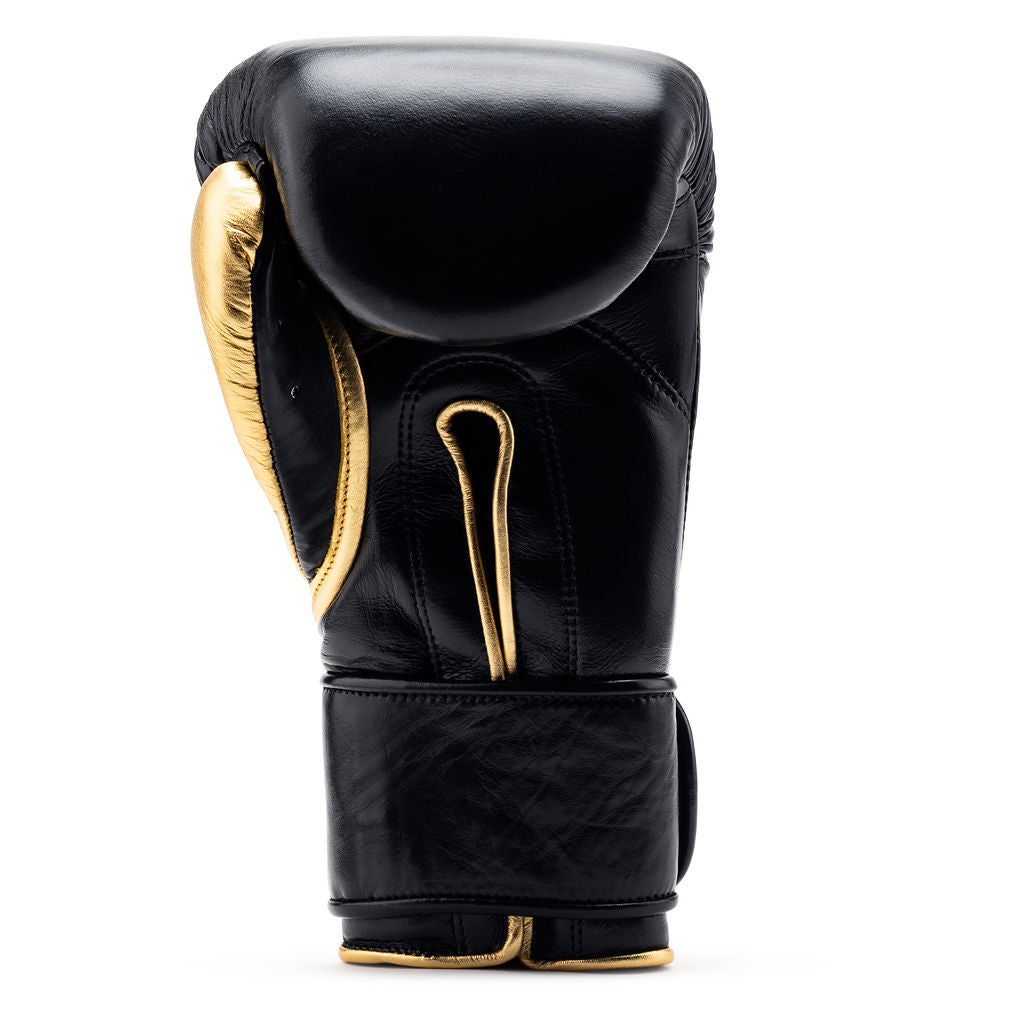 Elite Pro 2.0 Velcro Boxing Gloves - Black Gold