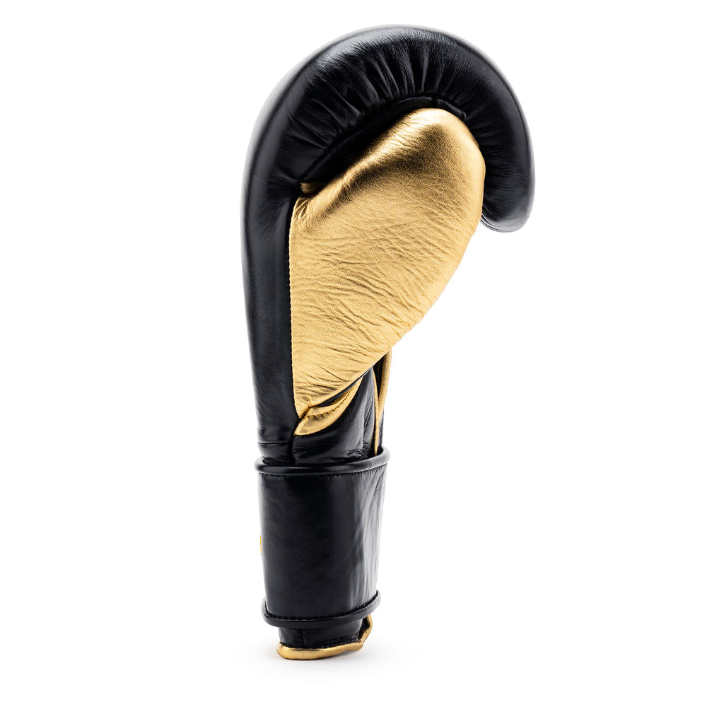 Elite Pro 2.0 Velcro Boxing Gloves - Black Gold
