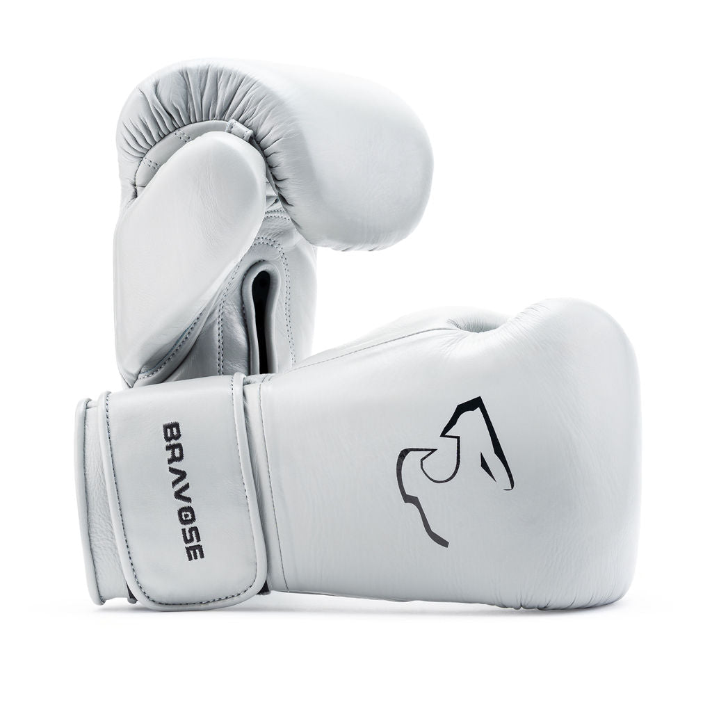 Elite Pro 2.0 Velcro Boxing Gloves - Grey