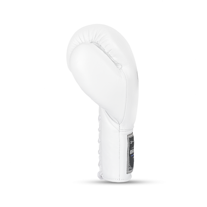 Elite Pro 2.0 Lace Boxing Gloves - White Grey