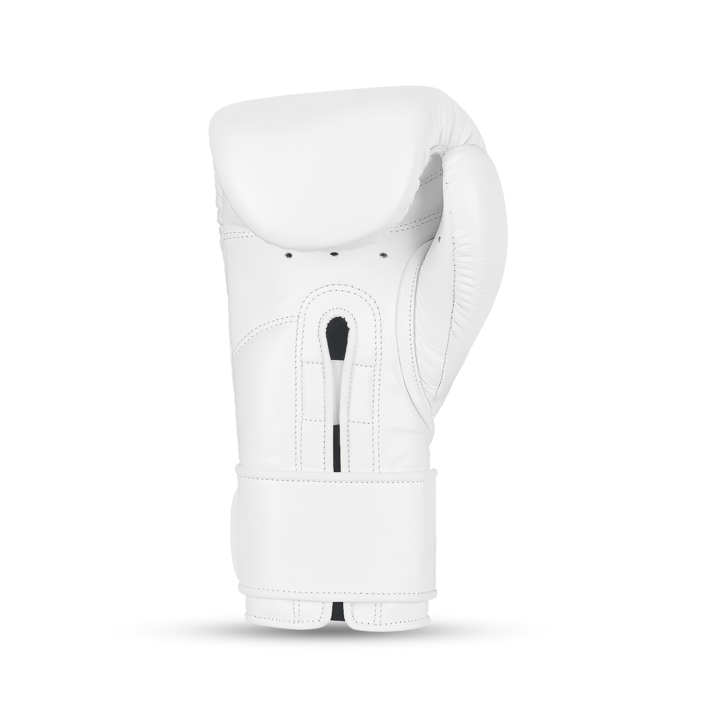 Elite Pro 2.0 Velcro Boxing Gloves - White Grey