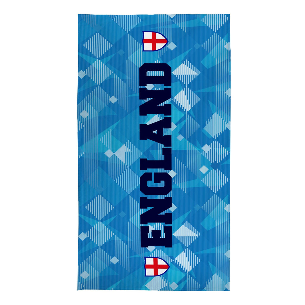 England 1990 3RD Shirt - WC26 - Retro Beach Towel - 150cm x 75cm