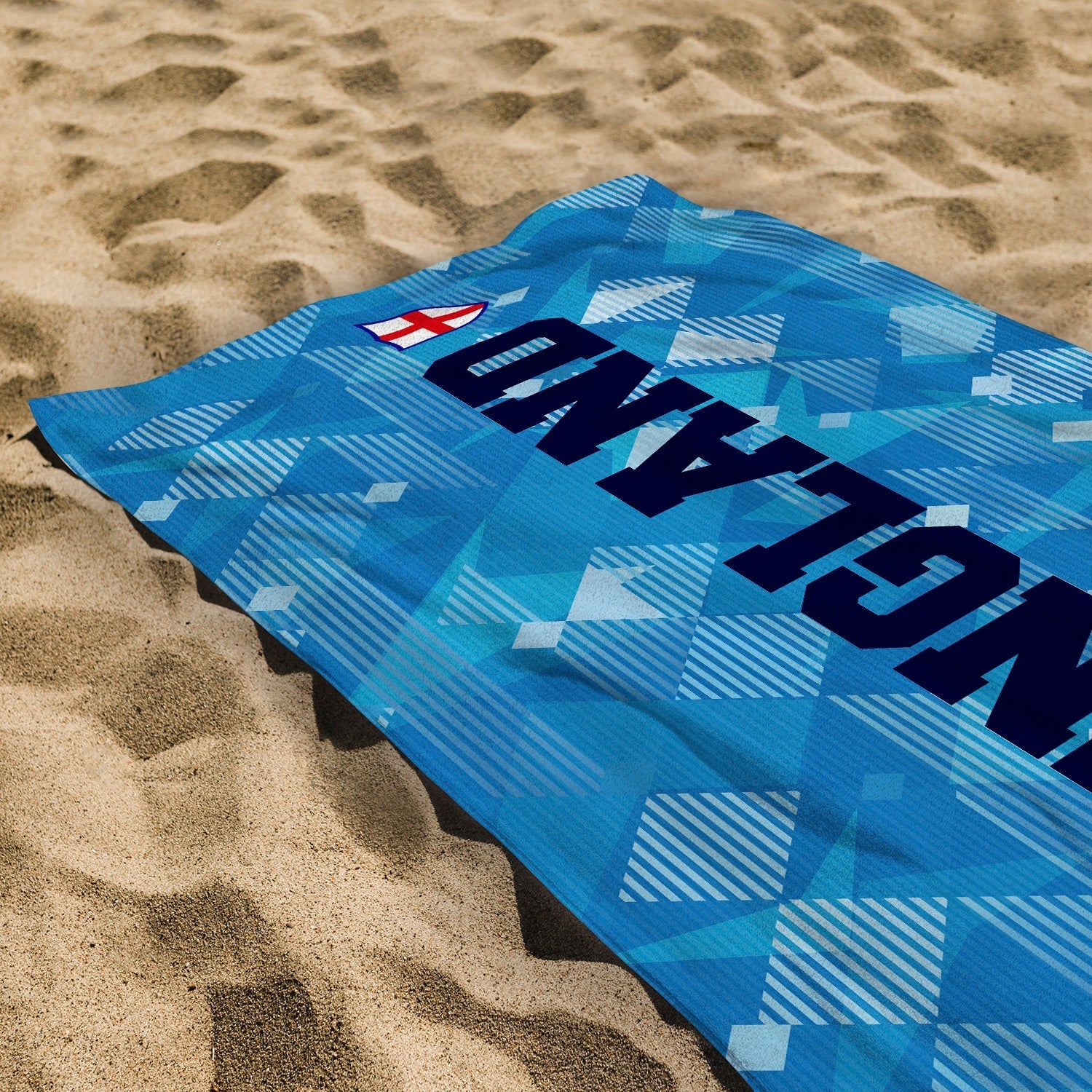 England 1990 3RD Shirt - WC26 - Retro Beach Towel - 150cm x 75cm