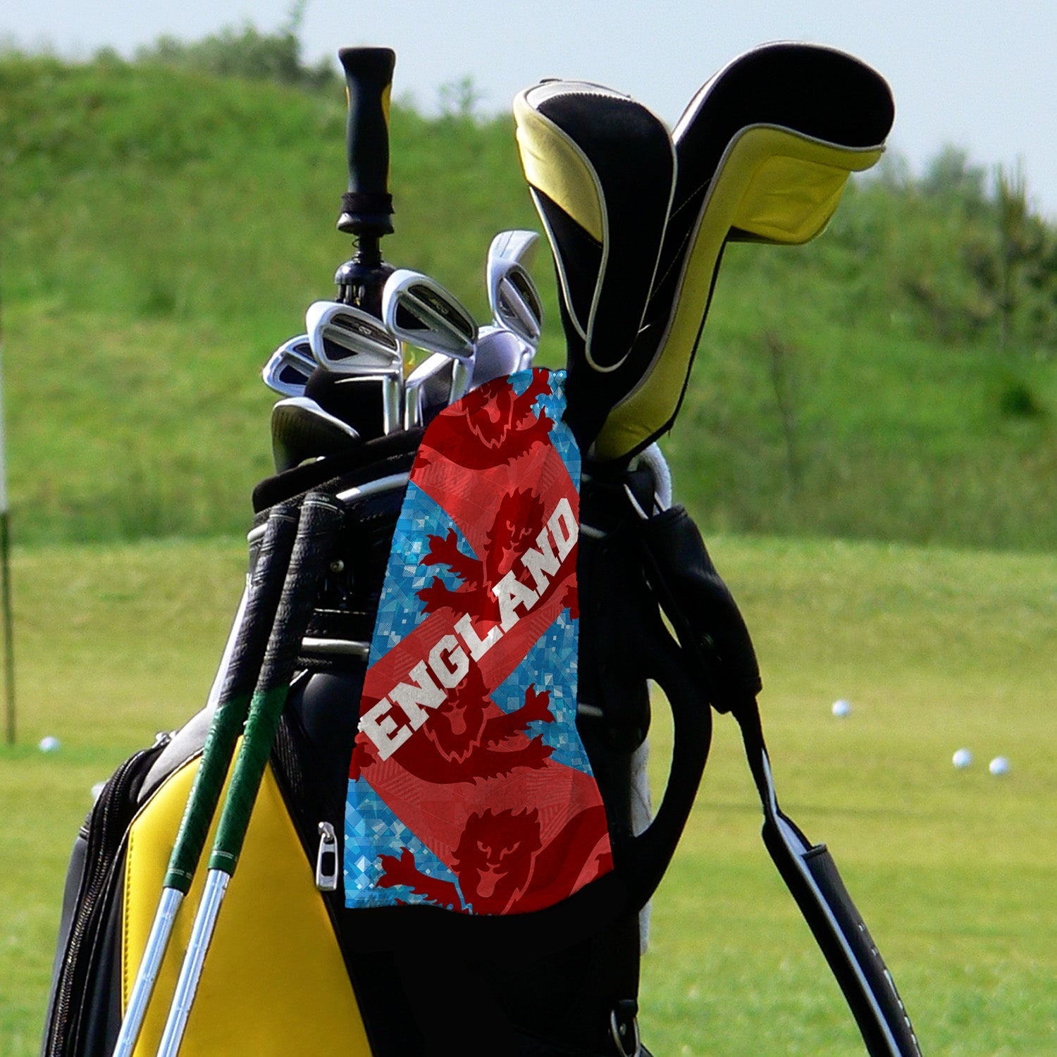 England Patchwork Lions - WC26 - Golf Towel