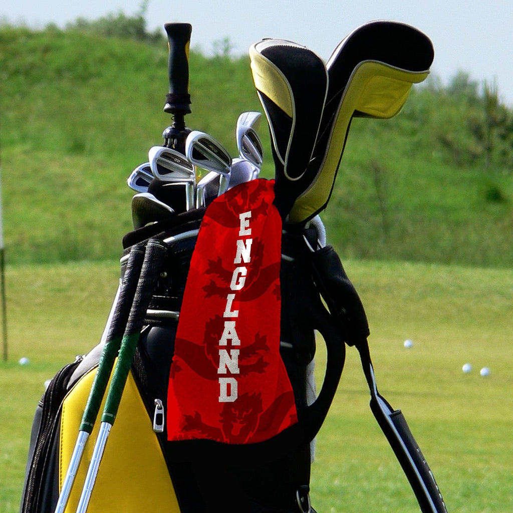 England 4 Red Lions - WC26 - Golf Towel