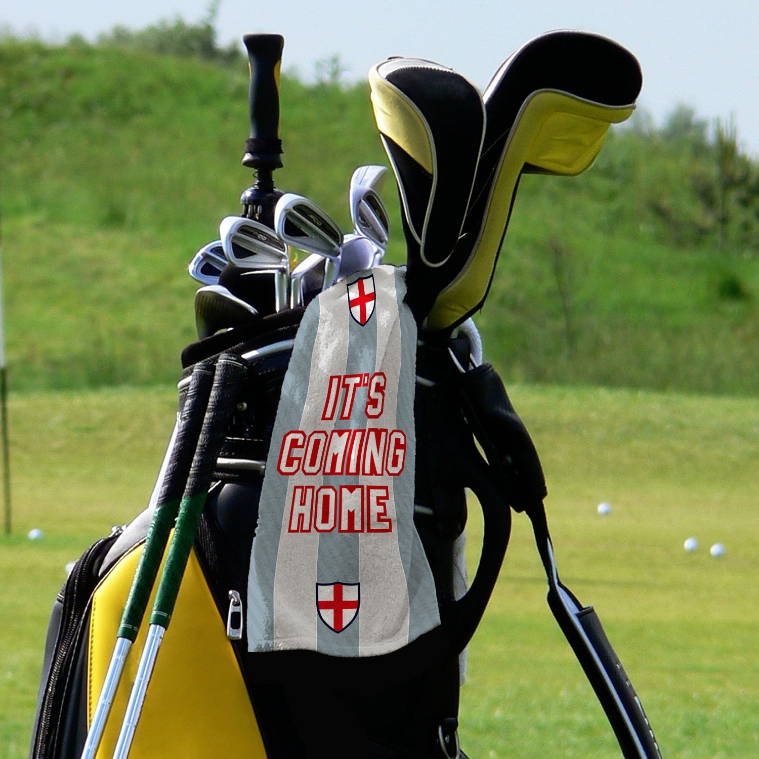 England Grey Stripe - WC26 - Golf Towel