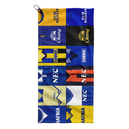 Merseyside Blues - Kit Montage - Golf Towel