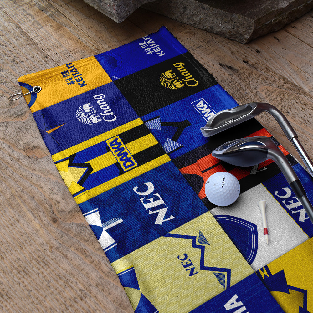 Merseyside Blues - Kit Montage - Golf Towel