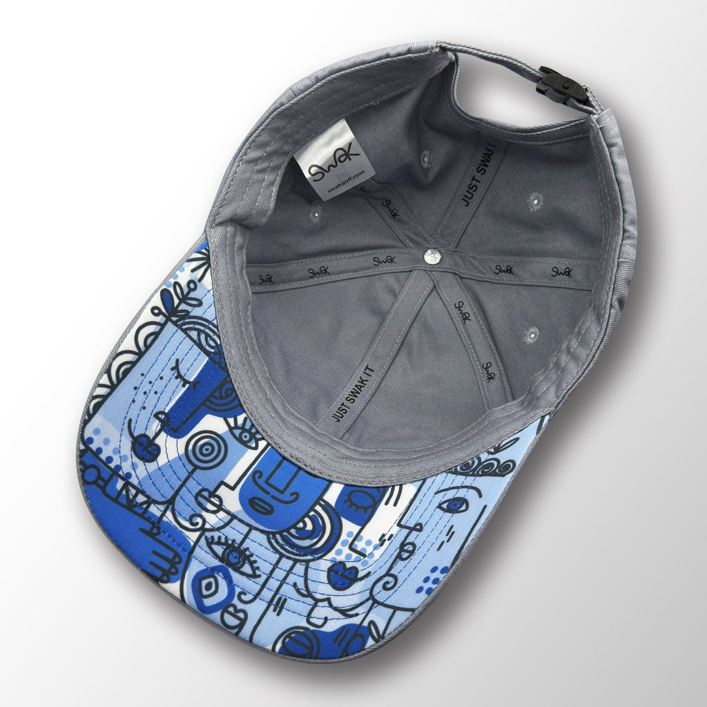 SWAK Picasso Cotton Baseball Cap – Abstract Face Art Hat