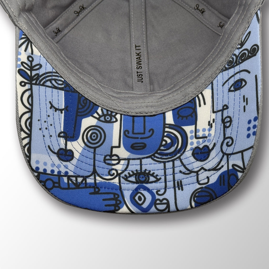 SWAK Picasso Cotton Baseball Cap – Abstract Face Art Hat