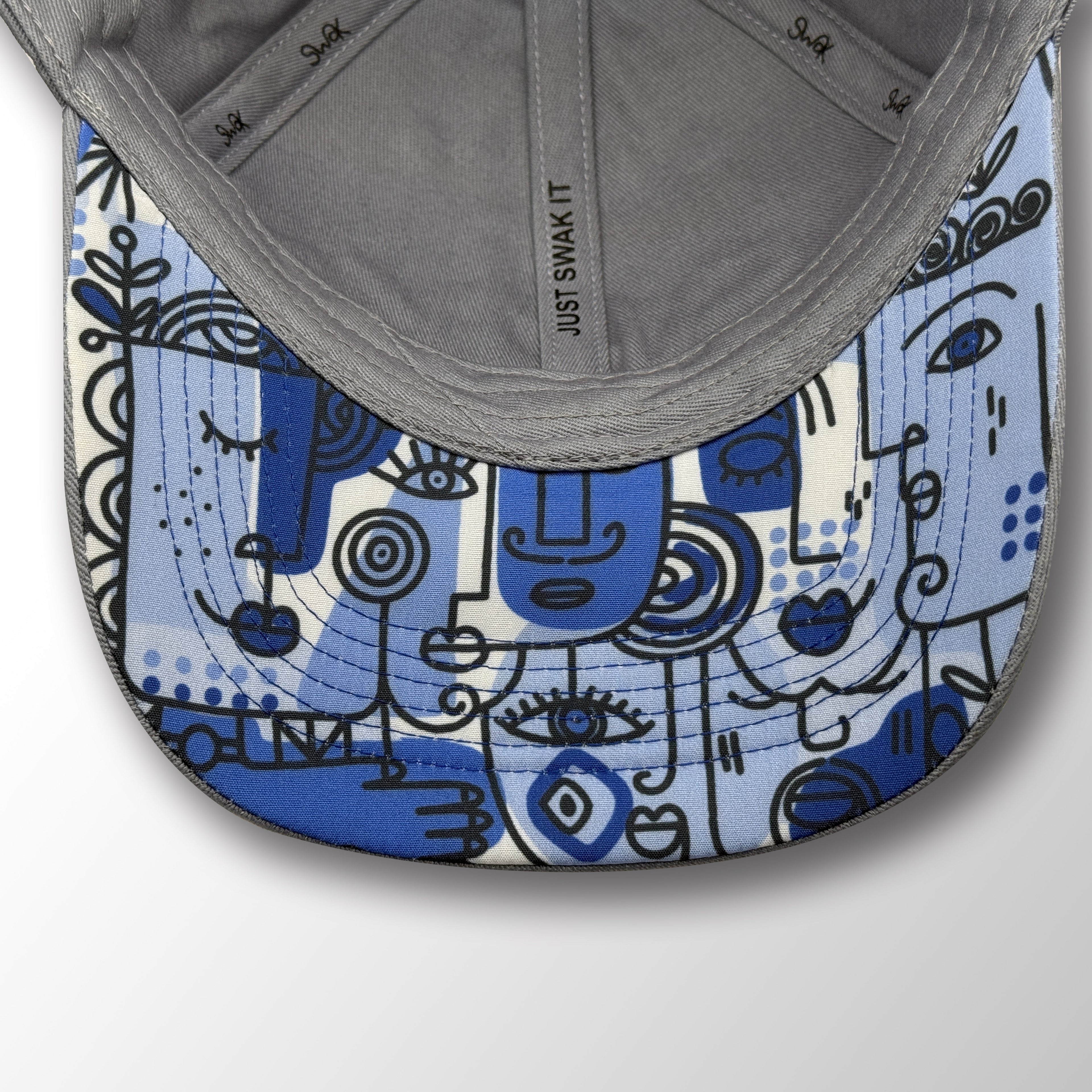 SWAK Picasso Cotton Baseball Cap – Abstract Face Art Hat