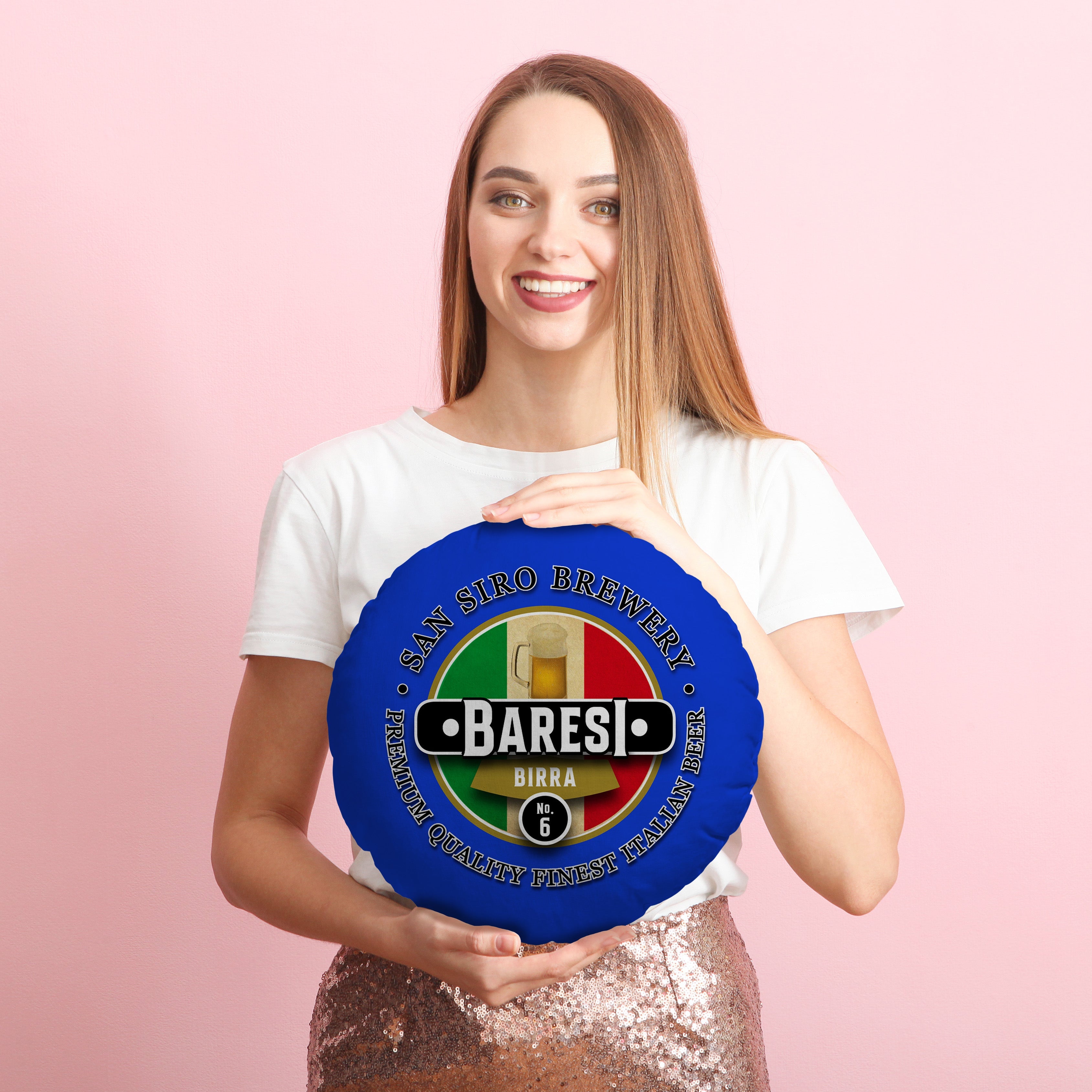 Italy Baresi - Legend Collection - Circle Cushion 14"