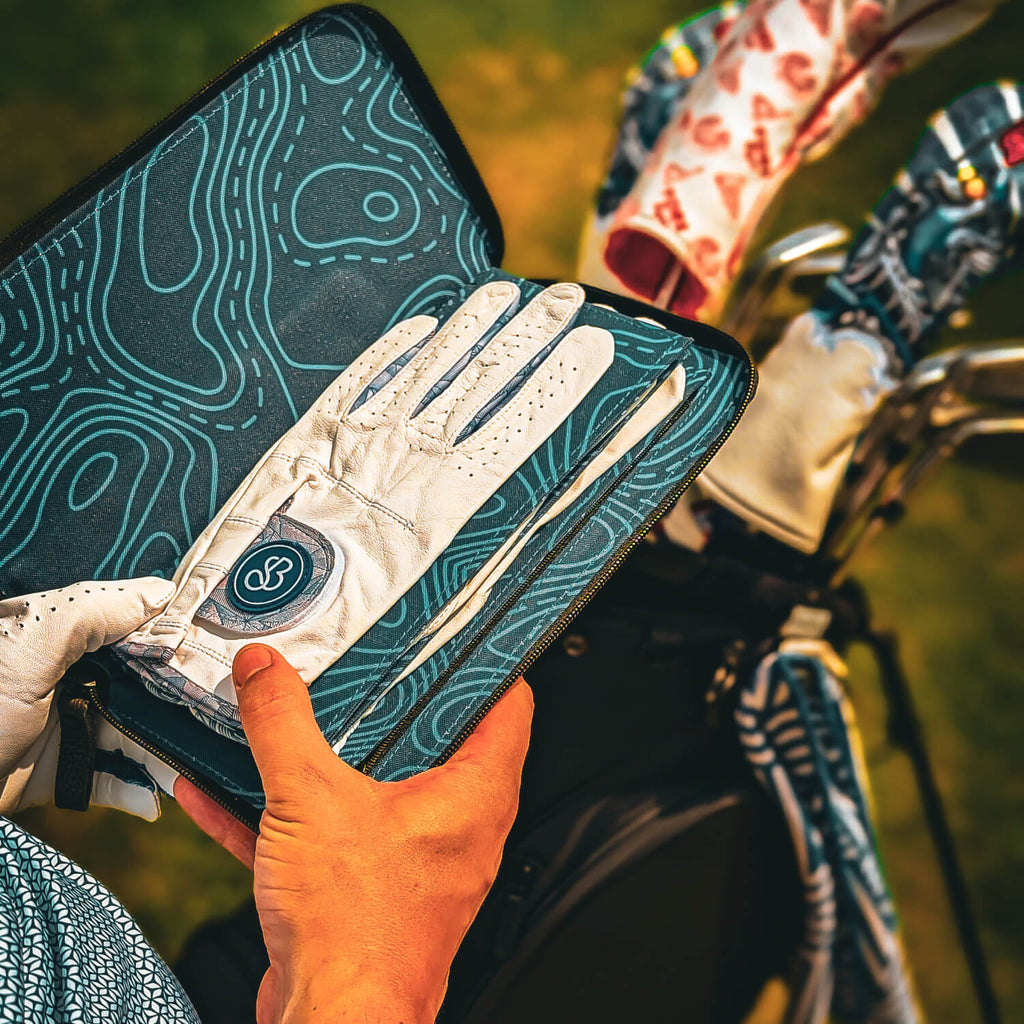 Leather Golf Glove Case