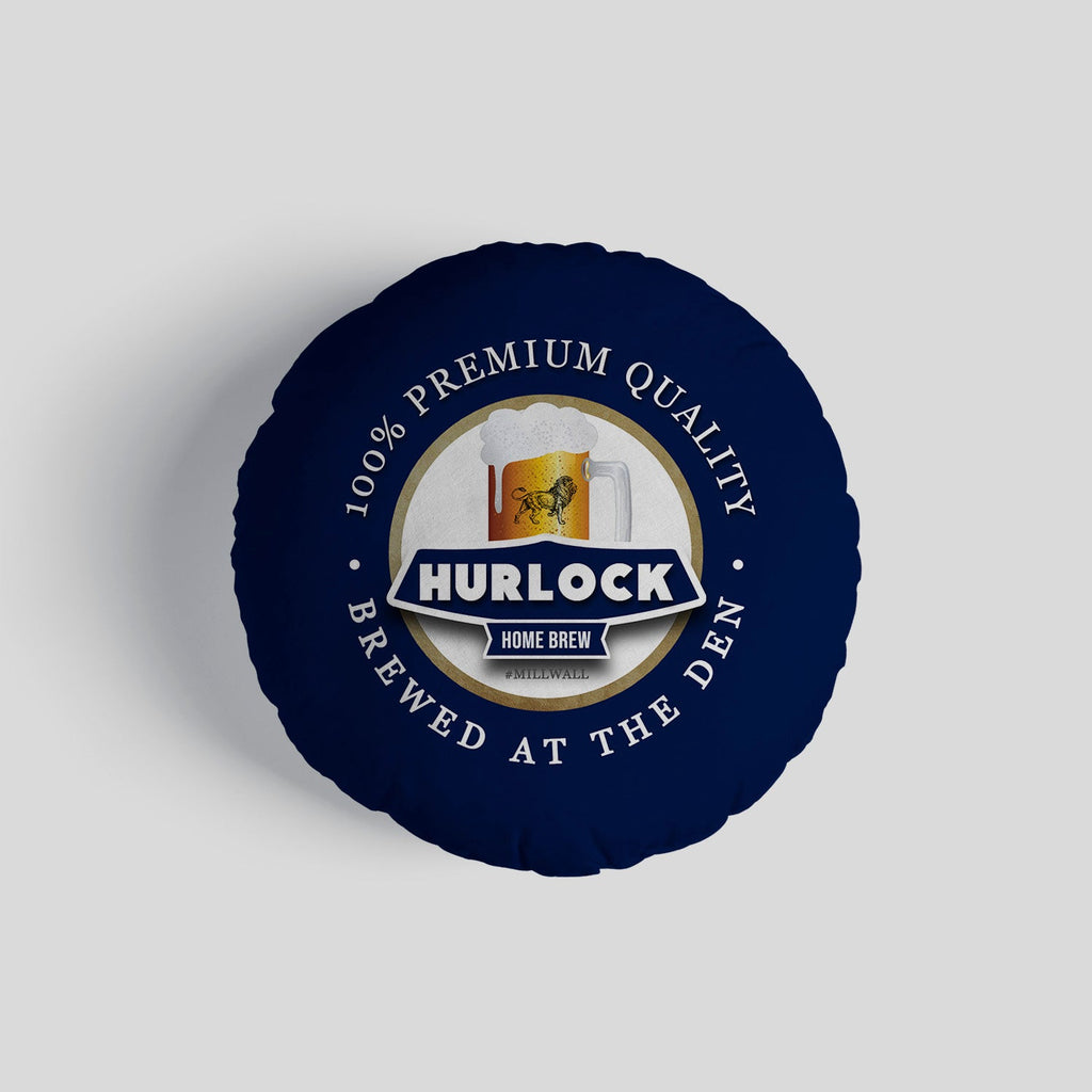 The Lions Hurlock - Football Legends - Circle Cushion 14"