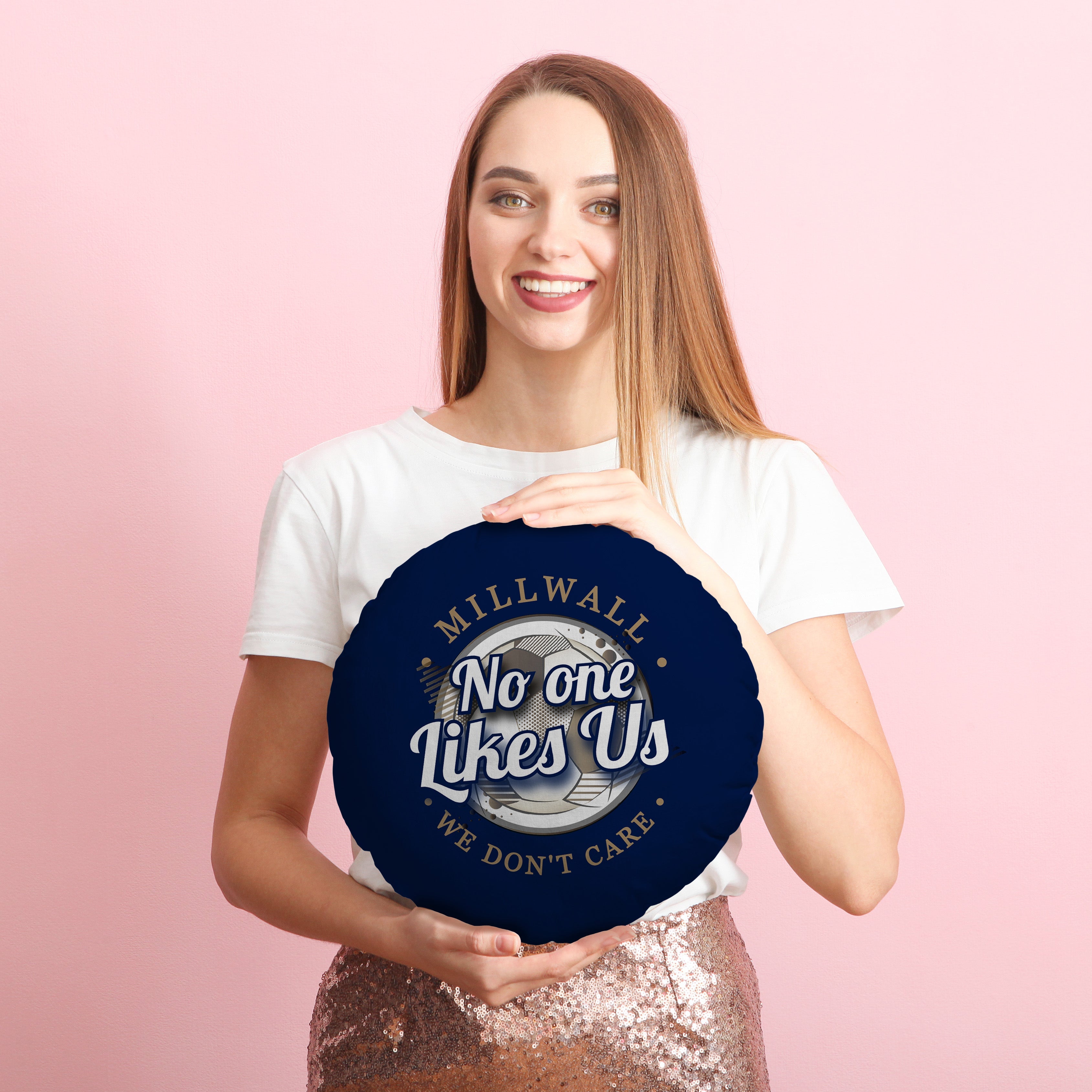 The Lions NoOne - Football Legends - Circle Cushion 14"